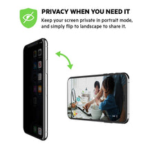 Load image into Gallery viewer, Belkin SCREENFORCE Tempered Glass Privacy Screen Protector for iPhone Xs Max, iPhone 11 Pro Max, OVA005zz