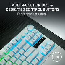 Load image into Gallery viewer, Razer - Huntsman V3 Pro TKL Wired Analog Optical Esports Keyboard with with Snap Tap Mode Rapid Trigger and Adjustable Actuation - White (Renewed)