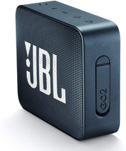Load image into Gallery viewer, JBL GO 2 Portable Bluetooth Waterproof Speaker - Navy (Renewed)