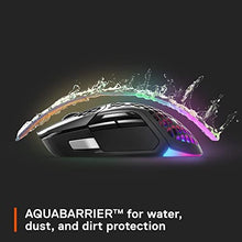 Load image into Gallery viewer, SteelSeries Aerox 5 Wireless Ergonomic 9-button TrueMove Air Sensor 18000 CPI Ultra-Lightweight Design Gaming Mouse - Black (Renewed)