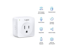 Load image into Gallery viewer, TP-Link Tapo Smart Plug Mini, Smart Home Wifi Outlet Works with Alexa Echo & Google Home, No Hub Required, New Tapo APP Needed (P100 4-pack)