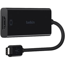 Load image into Gallery viewer, Belkin USB-C to HDMI Adapter, Chromebook Certified - 4K @ 60Hz Video Output, HDMI to USB-C Converter, USB Type-C to HDMI Adapter for MacBook, iPad Pro, and Other USB-C Devices - Black