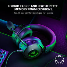 Load image into Gallery viewer, Razer Kraken V3 HyperSense Wired USB Gaming Headset w/Haptic Technology (Renewed)