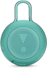 Load image into Gallery viewer, JBL JBLCLIP3TEAL Clip 3 Portable Waterproof Wireless Bluetooth Speaker - Teal, 6.5 X 4.3 X 2