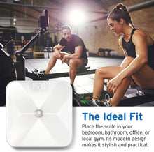 Load image into Gallery viewer, Etekcity Smart Bluetooth Body Fat Scale, Digital Wireless BMI Weight Bathroom Scale with 13 Essential Measurements and ITO Conductive Glass, Body Composition Analyzer with App, White