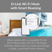 Load image into Gallery viewer, D-Link WiFi Router AC1200 High Power Gigabit Ethernet Dual Band Mesh Wireless Internet for Home Gaming Parental Control Wi-Fi (DIR-1260)