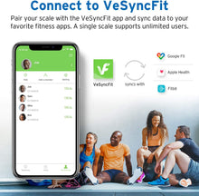 Load image into Gallery viewer, Etekcity Smart Bluetooth Body Fat Scale, Digital Wireless BMI Weight Bathroom Scale with 13 Essential Measurements and ITO Conductive Glass, Body Composition Analyzer with App, White