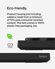 Load image into Gallery viewer, Belkin 2-in-1 Wireless Charging Pad with MagSafe 15W, Fast Charging iPhone Charger - Wireless Charging Station for iPhone 17, 16, 15, and 14 Series, AirPods, and Other MagSafe Enabled Devices - Black