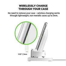 Load image into Gallery viewer, Belkin 3-In-1 Wireless Charging Station - Fast Wireless Charging For Apple Iphone 14, Iphone 13 & Iphone 12 Series & Apple Watch (All Series) - With Additional USB A Port For Multiple Devices (White)