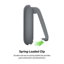 Load image into Gallery viewer, Belkin Apple AirTag Secure Holder with Clip - Durable Scratch Resistant Case Air Tag Spring Loaded Attach to Backpack, Clothing, and Luggage