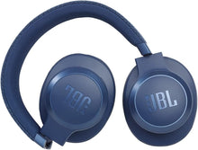Load image into Gallery viewer, JBL Live 660NC - Wireless Over-Ear Noise Cancelling Headphones with Long Lasting Battery and Voice Assistant - Blue, Medium