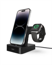 Load image into Gallery viewer, Belkin PowerHouse Charge Dock for Apple Watch + iPhone Charging Dock