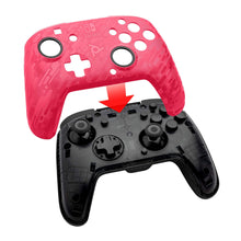 Load image into Gallery viewer, PDP Gaming Faceoff Deluxe Wireless Switch Pro Controller - Pink Camo / Camouflage - Officially Licensed by Nintendo - Customizable buttons, sticks, triggers, and paddles - Motion Sensing Controllers
