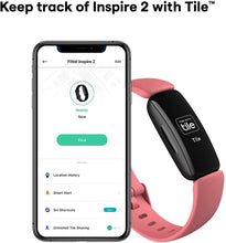 Load image into Gallery viewer, Fitbit Inspire 2 Health & Fitness Tracker with a Free 1-Year Fitbit Premium Trial, 24/7 Heart Rate, One Size (S & L Bands Included)
