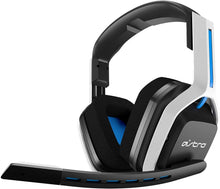 Load image into Gallery viewer, ASTRO Gaming A20 Wireless Headset Gen 2 for PlayStation 5, PlayStation 4, PC & Mac - White/Blue (Renewed)