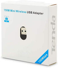 Load image into Gallery viewer, Tenda 150Mbps Wireless PICO USB Adapter (W311MI), Black