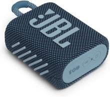 Load image into Gallery viewer, JBL GO 3 Waterproof Wireless Portable Bluetooth Speaker - Blue (Renewed)