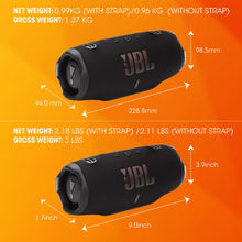 Load image into Gallery viewer, JBL Charge 6 - Portable Waterproof & Drop-Proof Bluetooth Speaker, Bold Pro Sound with AI Sound Boost (Blue) (Renewed)
