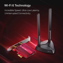 Load image into Gallery viewer, TP-Link WiFi 6 AX3000 PCIe WiFi Card (Archer TX3000E), Up to 2400Mbps, Bluetooth 5.2, 802.11AX Dual Band Wireless Adapter with MU-MIMO,OFDMA,Ultra-Low Latency, Supports Windows 11, 10 (64bit) only