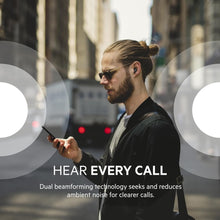 Load image into Gallery viewer, Belkin SoundForm Rise True Wireless Ear Buds with Wireless Charger Case, Dual Microphone, IPX5 Water Resistant Earbuds, Bluetooth Headphones, Compatible with iPhone, Galaxy, and More - Black