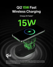Load image into Gallery viewer, Belkin 3-in-1 MagSafe-Compatible iPhone Charger 15W, Foldable Magnetic Qi2-Certified Wireless Charging Station for iPhone 16, Apple Watch Series 10, AirPods 4, and More