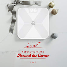 Load image into Gallery viewer, Etekcity Smart Digital Bathroom Weight Scale, Scales for Body Weight and Fat, Wellness Bluetooth Health Monitor, 12.2 x 12.2 inches, White