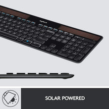 Load image into Gallery viewer, Logitech Wireless Solar Keyboard K750 - for Windows (Renewed)