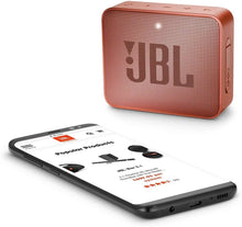 Load image into Gallery viewer, jbl Go 2 Portable Bluetooth Waterproof Speaker (Navy) (Renewed)