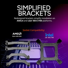 Load image into Gallery viewer, Cooler Master Hyper 411 Nano CPU Air Cooler, SickleFlow 92 PWM Fan, 4 Copper Heat Pipes, 136mm Tall, Sleek Top Cover, AMD Ryzen AM5|AM4, Intel LGA 1851|1700 Brackets