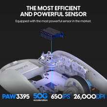 Load image into Gallery viewer, Pulsar Gaming Gears X2 V2 and X2 H and X2 A Series Wireless Gaming Mouse, Ultra Lightweight, Symmetrical, Optical Switch, 2.4 Ghz 1 ms, 26000 DPI, PAW3395 Sensor (Renewed)