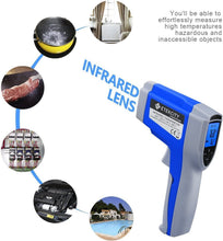 Load image into Gallery viewer, Etekcity Gun Non-contact-58°F ~1022°F (-50°C ~ 550°C) ith Adjustable Emissivity & Max Measure for Meat Refrigerator Pool Oven, Blue