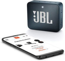 Load image into Gallery viewer, JBL GO 2 Portable Bluetooth Waterproof Speaker - Navy (Renewed)