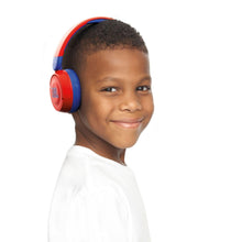 Load image into Gallery viewer, JBL Jr310BT Kids Wireless On-Ear Headphones - Bluetooth Headphones with Microphone, Safe Sound Under 85dB Volume, 30H Battery, Foldable, Comfort, Easy, Soft, Cool Colors (Red), Small (Renewed)