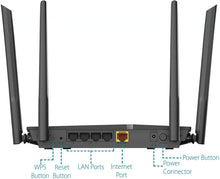 Load image into Gallery viewer, D-Link WiFi Router AC1200 High Power Gigabit Ethernet Dual Band Mesh Wireless Internet for Home Gaming Parental Control Wi-Fi (DIR-1260)