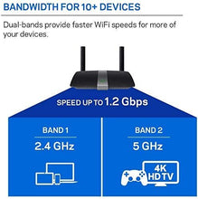 Load image into Gallery viewer, Linksys EA6350 AC1200 Dual Band Smart Wi-Fi Wireless Router Black - Renewed