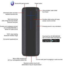 Load image into Gallery viewer, UE MEGABOOM Wireless Bluetooth Speaker, Charcoal Black (984-000436) (Certified Refurbished)