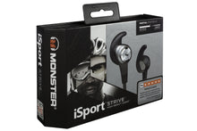 Load image into Gallery viewer, Monster iSport Strive In-Ear Sports Headphones - Black, Running, Sweatproof
