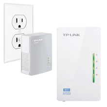 Load image into Gallery viewer, TP-Link AV500 2-Port Powerline Gigabit Wi-Fi Adapter Kit, 2-Kit (TL-WPA4220 KIT) (Renewed)