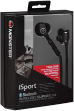 Load image into Gallery viewer, Monster iSport Bluetooth Wireless SuperSlim In-Ear Headphones - Green
