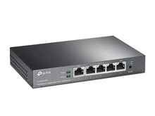 Load image into Gallery viewer, TP-Link Safestream Multi WAN VPN Router | 1 Gigabit WAN+3 Gigabit WAN/LAN+1 Gigabit LAN Port | IPsec/L2TP/PPTP VPN Supported| SPI Firewall | DoS Defense | Lightning Protection(TL-R600VPN)