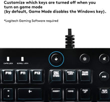 Load image into Gallery viewer, Logitech G610 Orion Red Backlit Mechanical Gaming Keyboard 920-007839 (Renewed)