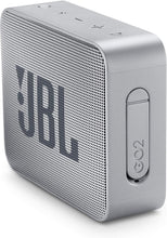 Load image into Gallery viewer, JBL GO 2 Portable Bluetooth Waterproof Speaker, Grey, 4.3 x 4.5 x 1.5
