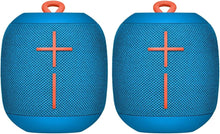 Load image into Gallery viewer, 2 Pack Ultimate Ears WONDERBOOM Super Portable Waterproof Bluetooth Speaker - Deep Blue (Renewed)