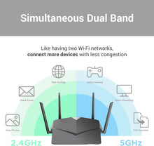 Load image into Gallery viewer, D-Link WiFi Router AC2600 EasyMesh Smart Internet Network Compatible with Alexa & Google Assistant, MU-MIMO Dual Band Gigabit Gaming Mesh (DIR-2640-US)