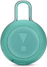 Load image into Gallery viewer, JBL Clip 3 Portable Bluetooth Waterproof Speaker - Teal (Renewed)