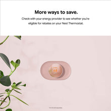 Load image into Gallery viewer, Google Nest Thermostat - Smart Thermostat for Home - Programmable Wifi Thermostat - Charcoal (Renewed)