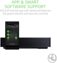 Load image into Gallery viewer, Razer Sila: Gaming Grade Wifi Mesh Router - Multi-Channel ZeroWait DFS Technology - Hybrid Wireless Mesh and Dedicated Backhaul Channel - Self-Optimizing Network and Swarm Intelligence