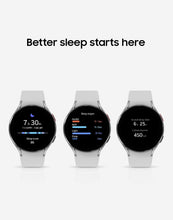 Load image into Gallery viewer, Samsung Galaxy Watch 4 44mm Smartwatch with ECG Monitor Tracker for Health Fitness Running Sleep Cycles GPS Fall Detection Bluetooth US Version, Silver (Renewed)