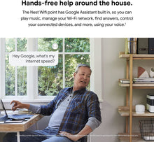 Load image into Gallery viewer, Google - Nest WiFi - WiFi Router Add On Access Point, Snow (Renewed)