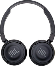 Load image into Gallery viewer, JBL Bluetooth Wireless On-Ear Headphones with Built-in Remote and Microphone,T450bt,Black (Renewed)